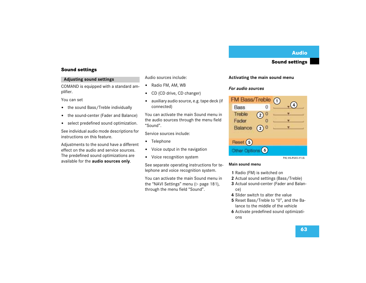 Mercedes-Benz Command 209 User Manual | Page 71 / 225