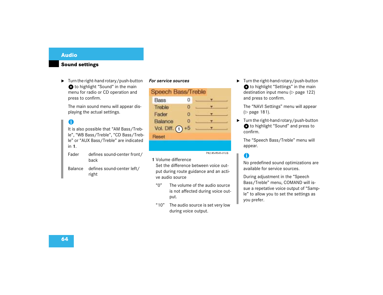 Mercedes-Benz Command 209 User Manual | Page 72 / 225