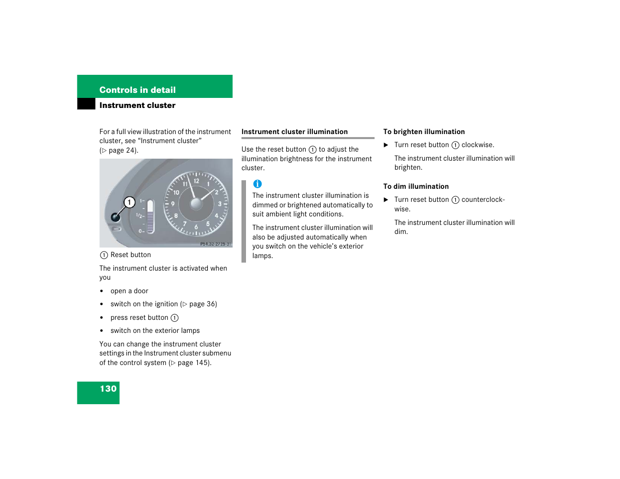 Mercedes-Benz 2005 CLK 320 User Manual | Page 131 / 506