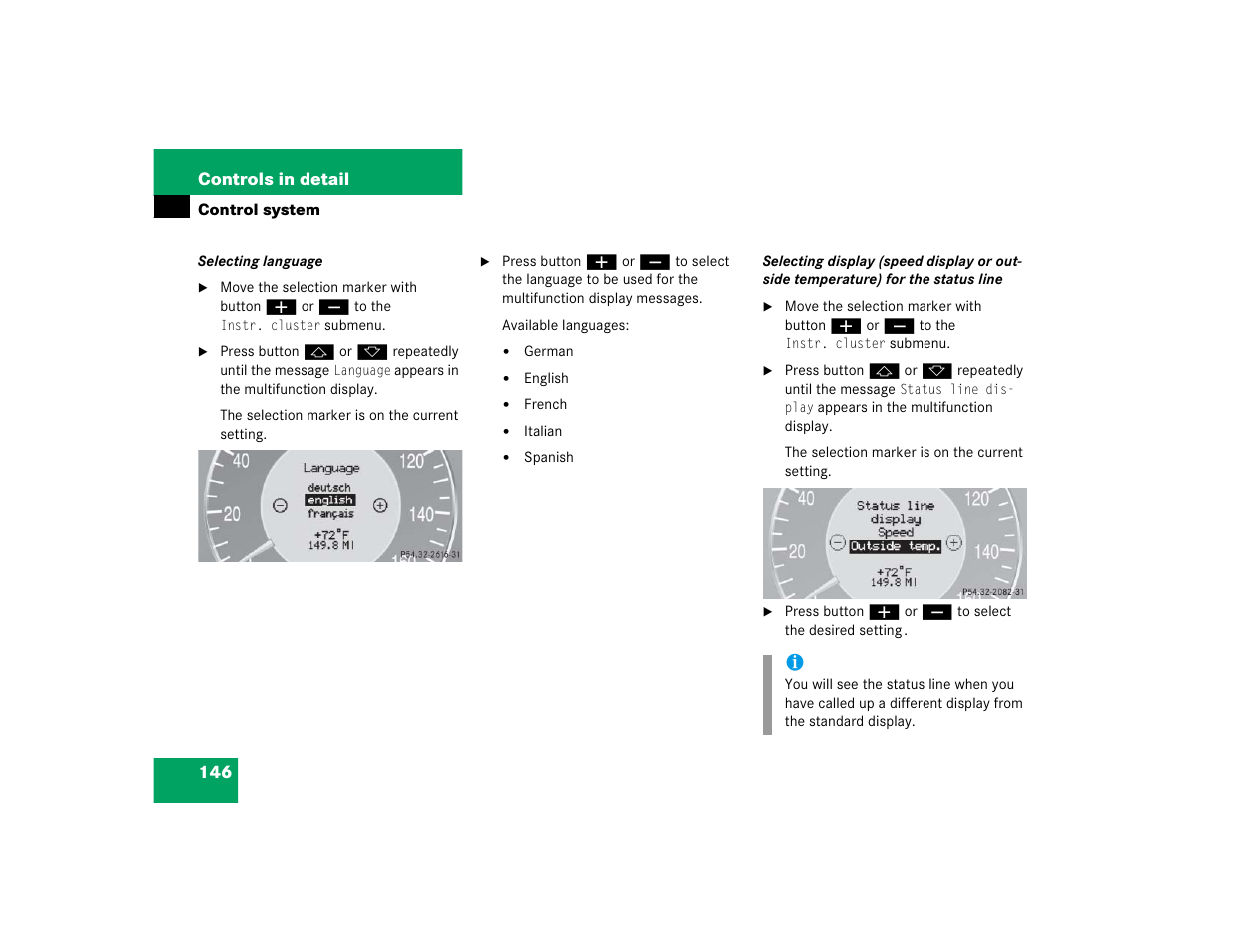 Mercedes-Benz 2005 CLK 320 User Manual | Page 147 / 506