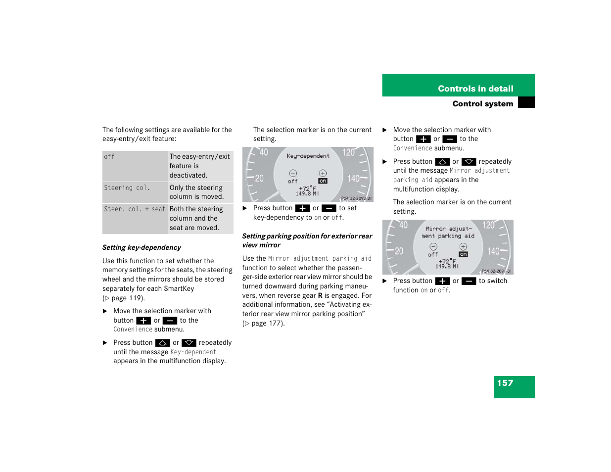 Mercedes-Benz 2005 CLK 320 User Manual | Page 158 / 506