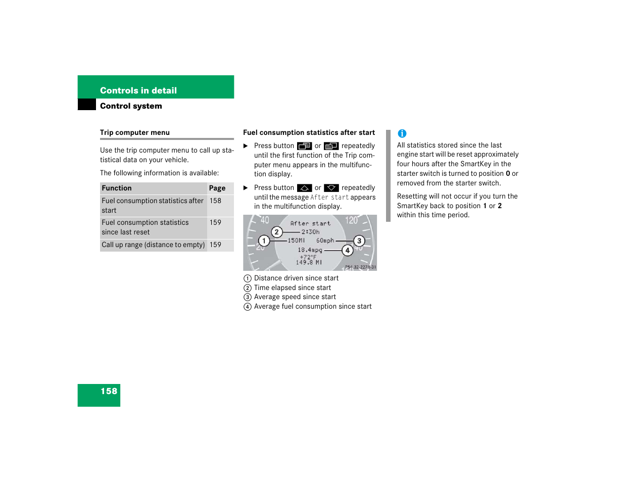 Mercedes-Benz 2005 CLK 320 User Manual | Page 159 / 506