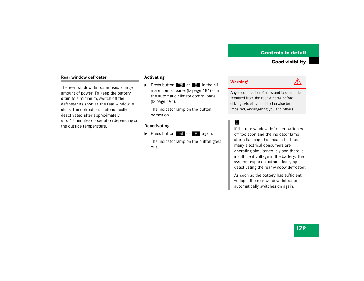 Mercedes-Benz 2005 CLK 320 User Manual | Page 180 / 506