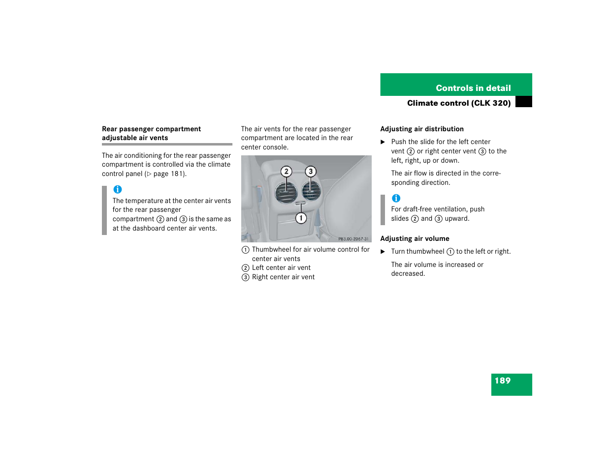 Mercedes-Benz 2005 CLK 320 User Manual | Page 190 / 506