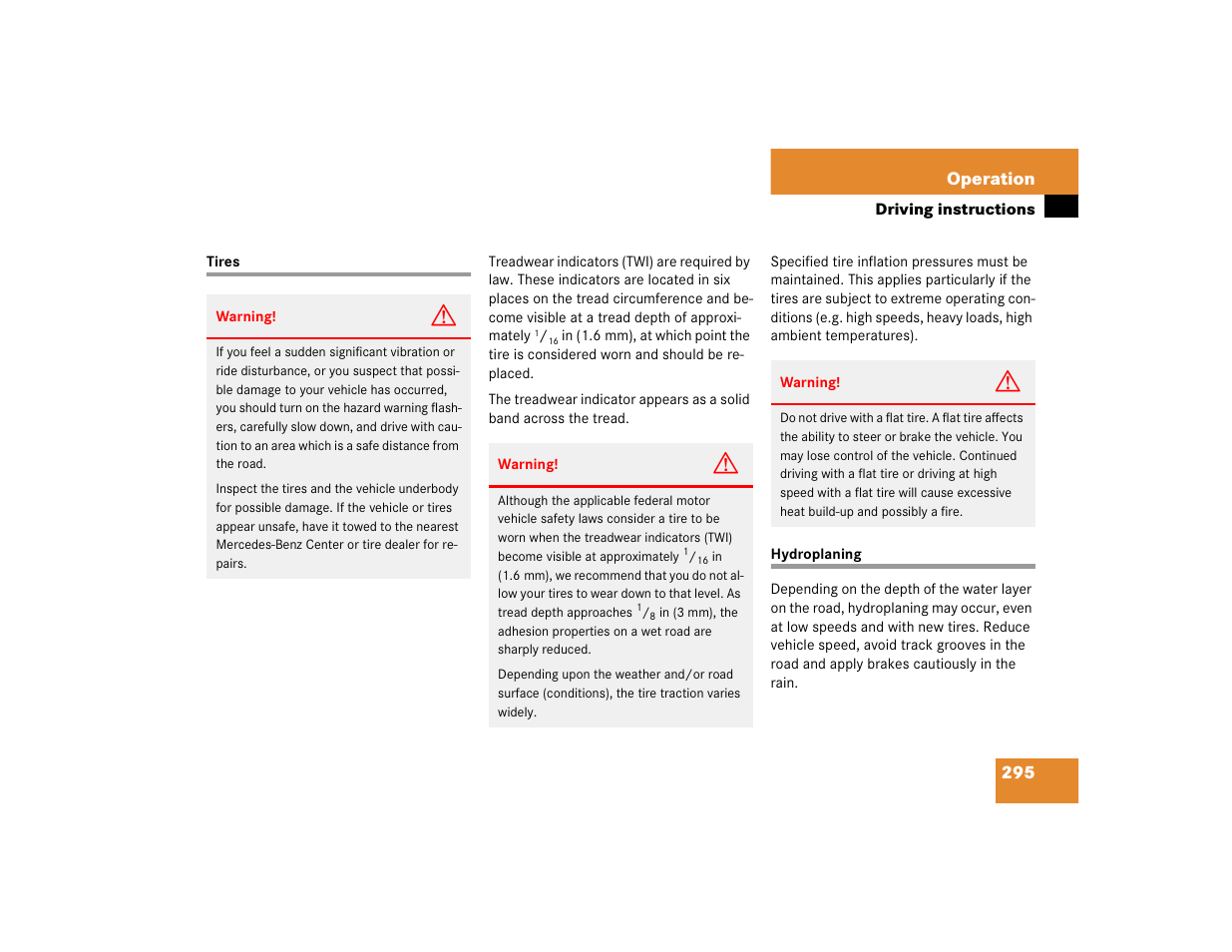 Mercedes-Benz 2005 CLK 320 User Manual | Page 296 / 506