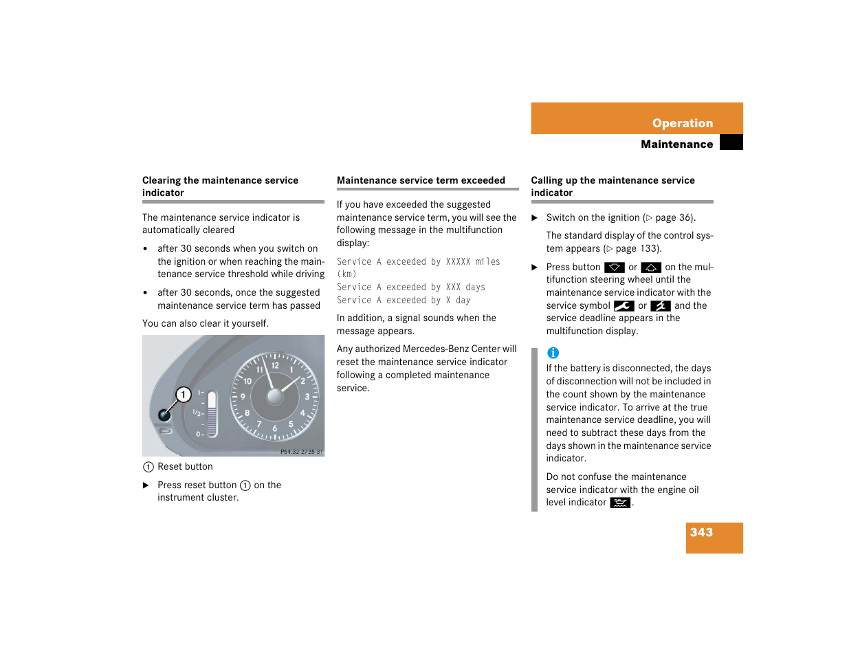 Mercedes-Benz 2005 CLK 320 User Manual | Page 344 / 506