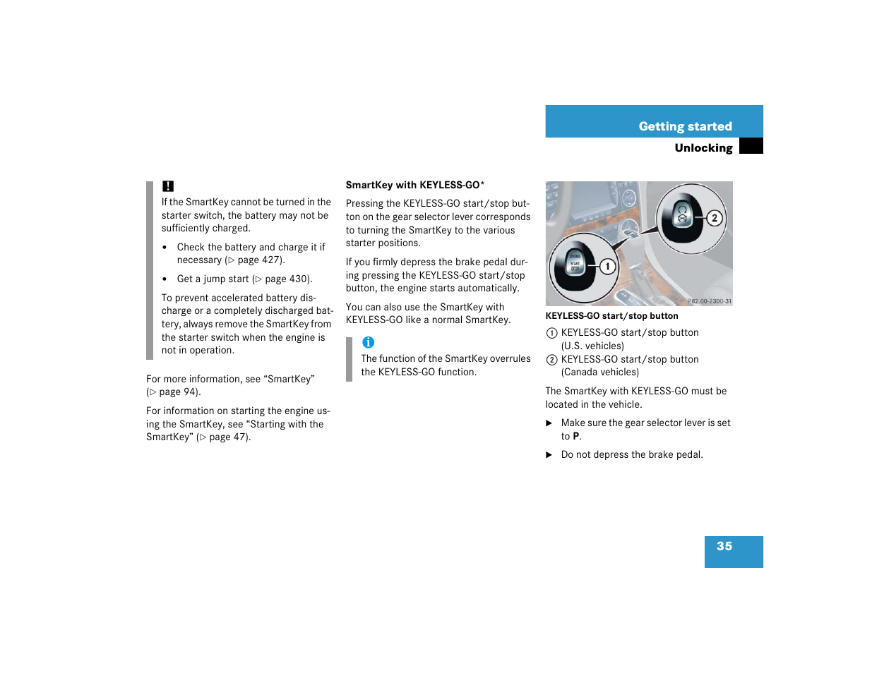 Mercedes-Benz 2005 CLK 320 User Manual | Page 36 / 506