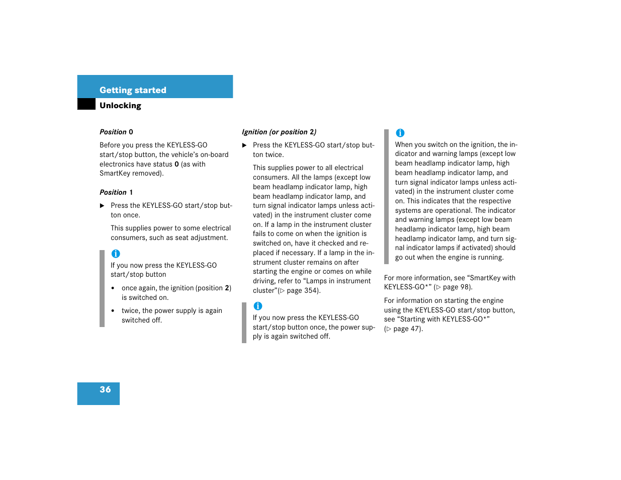 Mercedes-Benz 2005 CLK 320 User Manual | Page 37 / 506