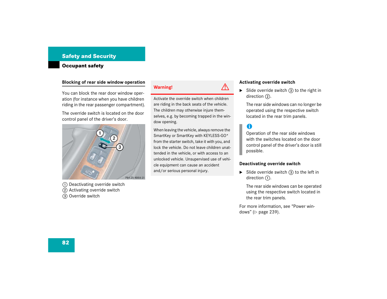 Mercedes-Benz 2005 CLK 320 User Manual | Page 83 / 506