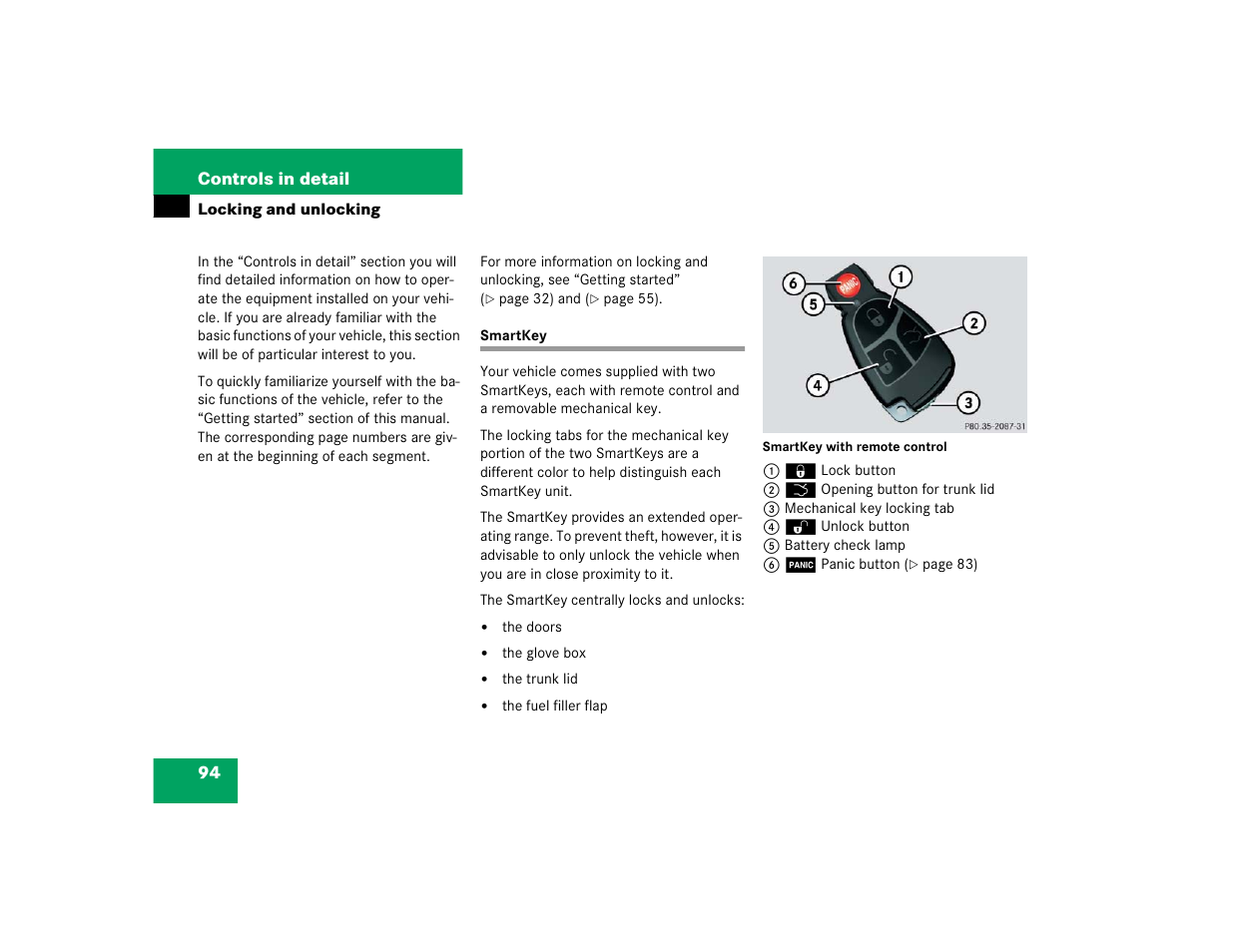 Mercedes-Benz 2005 CLK 320 User Manual | Page 95 / 506