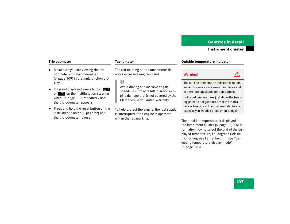 Mercedes-Benz 2004 C-Class Coupe User Manual | Page 107 / 376