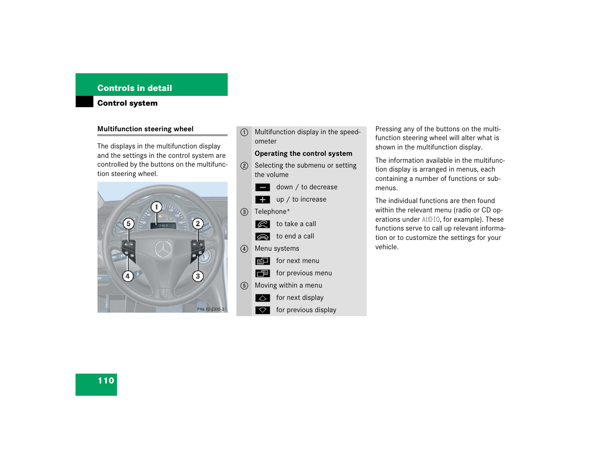 Mercedes-Benz 2004 C-Class Coupe User Manual | Page 110 / 376