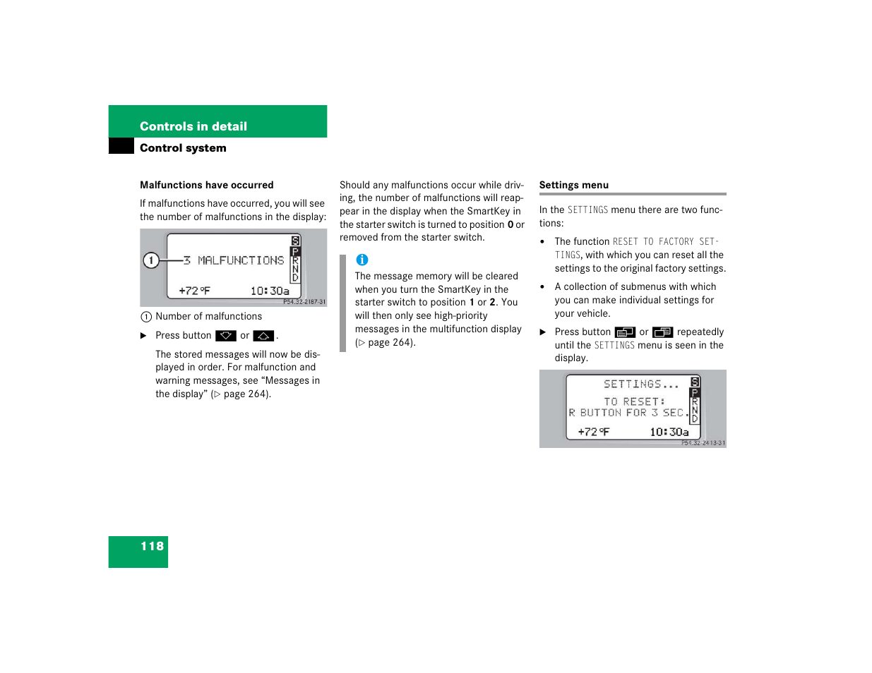 Mercedes-Benz 2004 C-Class Coupe User Manual | Page 118 / 376