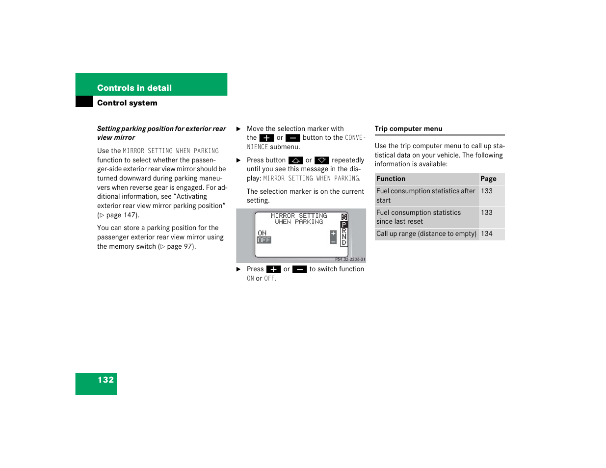 Mercedes-Benz 2004 C-Class Coupe User Manual | Page 132 / 376