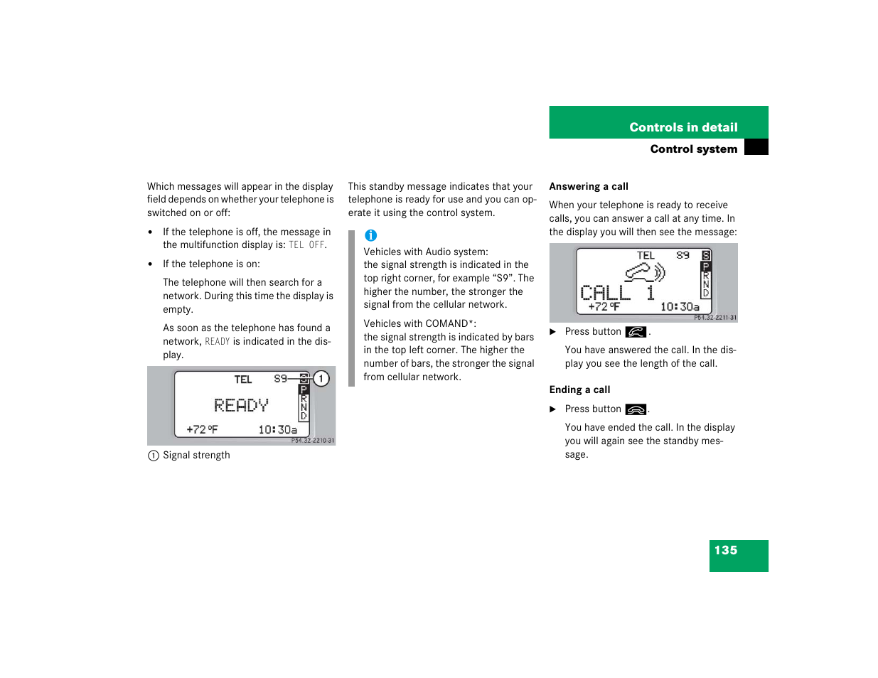 Mercedes-Benz 2004 C-Class Coupe User Manual | Page 135 / 376