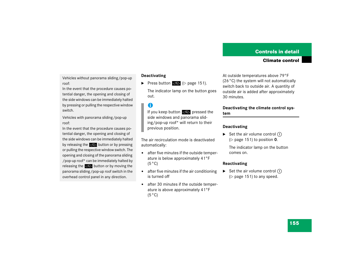 Mercedes-Benz 2004 C-Class Coupe User Manual | Page 155 / 376