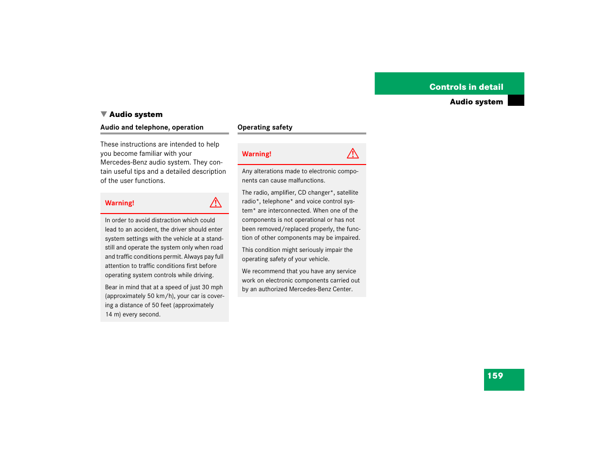 Mercedes-Benz 2004 C-Class Coupe User Manual | Page 159 / 376