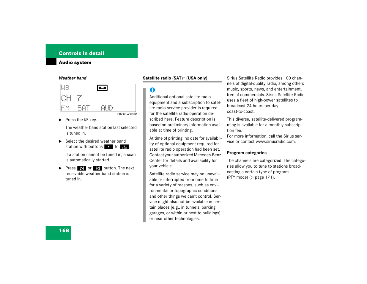 Mercedes-Benz 2004 C-Class Coupe User Manual | Page 168 / 376