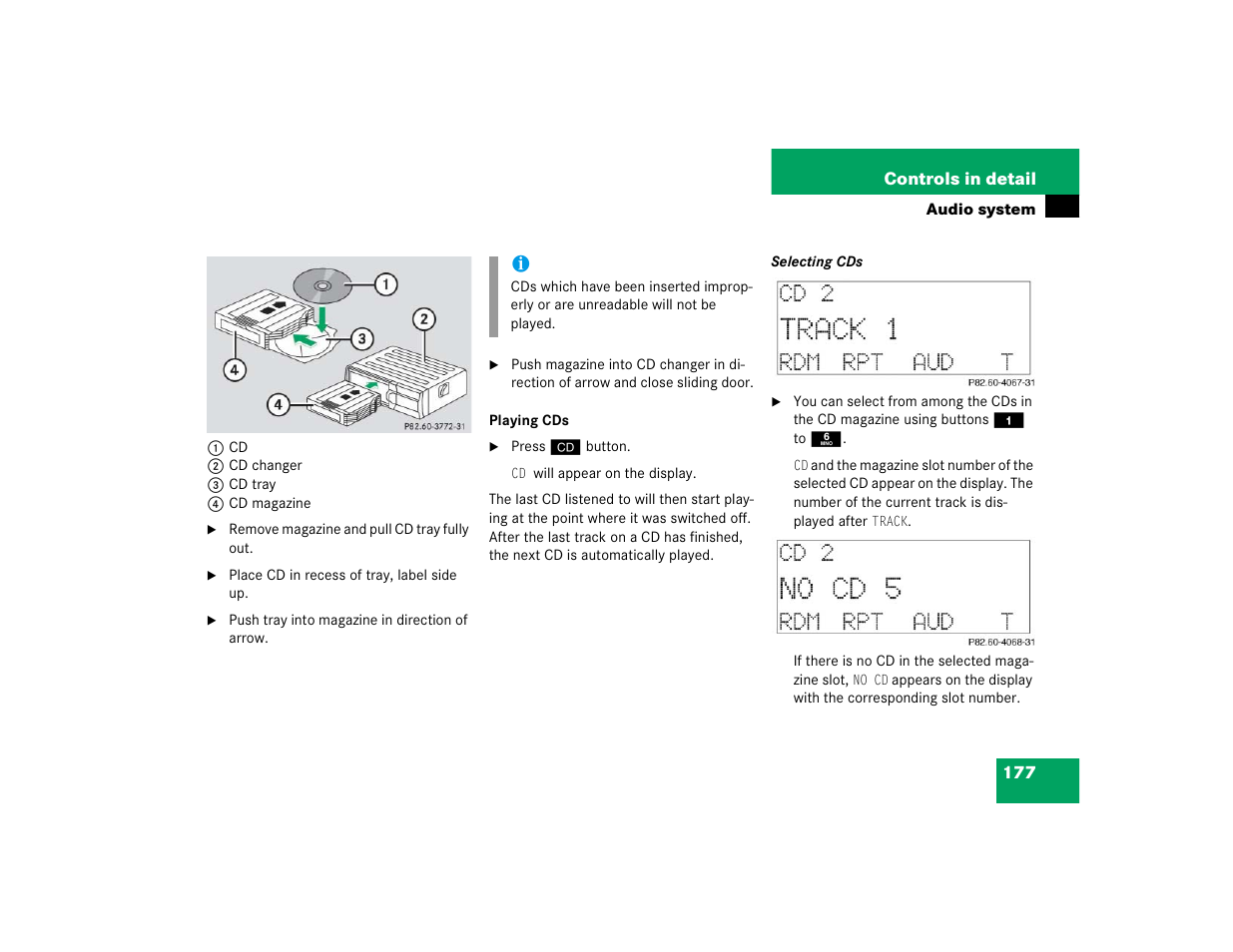 Mercedes-Benz 2004 C-Class Coupe User Manual | Page 177 / 376