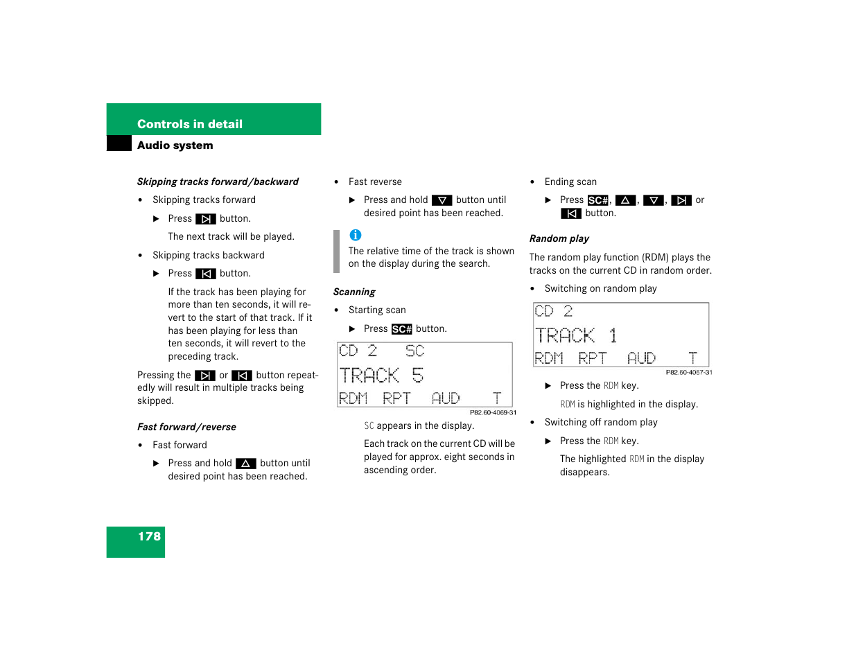 Mercedes-Benz 2004 C-Class Coupe User Manual | Page 178 / 376