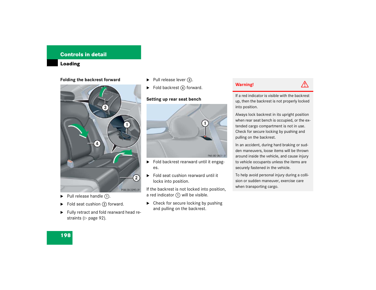 Mercedes-Benz 2004 C-Class Coupe User Manual | Page 198 / 376