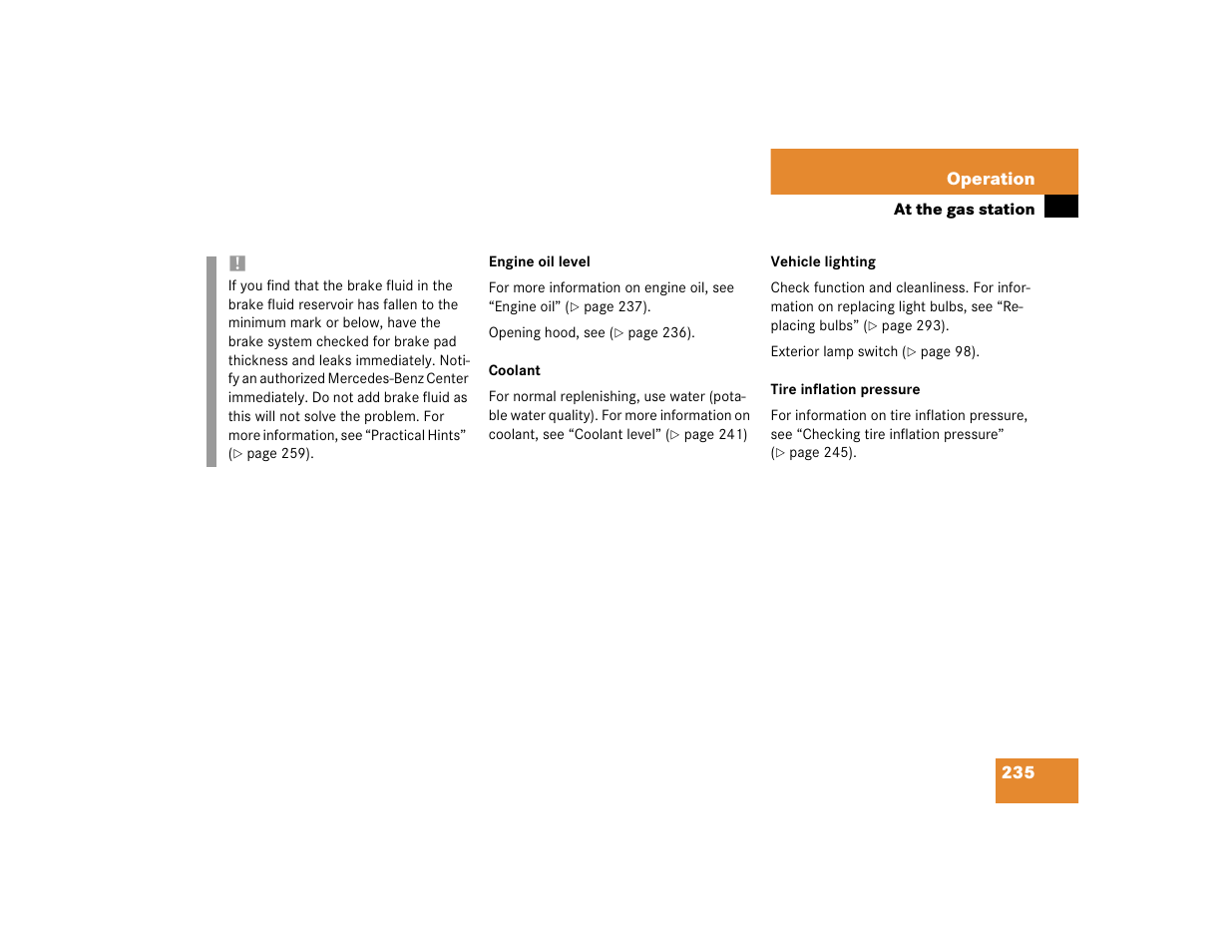 Mercedes-Benz 2004 C-Class Coupe User Manual | Page 235 / 376