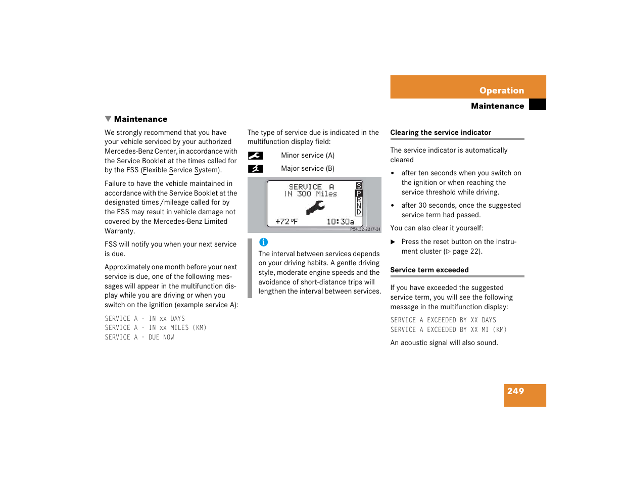 Mercedes-Benz 2004 C-Class Coupe User Manual | Page 249 / 376