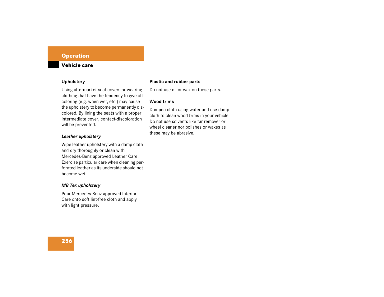 Mercedes-Benz 2004 C-Class Coupe User Manual | Page 256 / 376