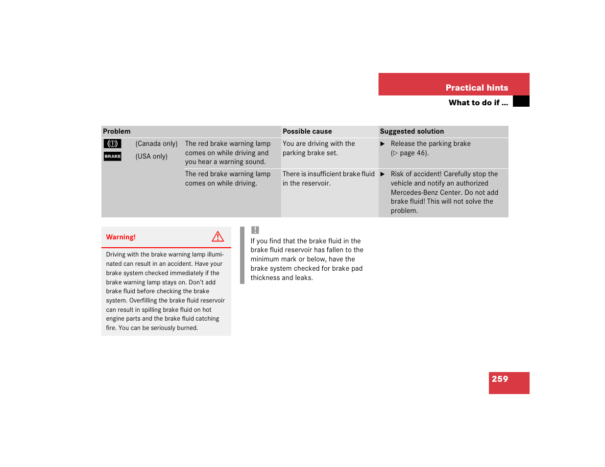 Mercedes-Benz 2004 C-Class Coupe User Manual | Page 259 / 376