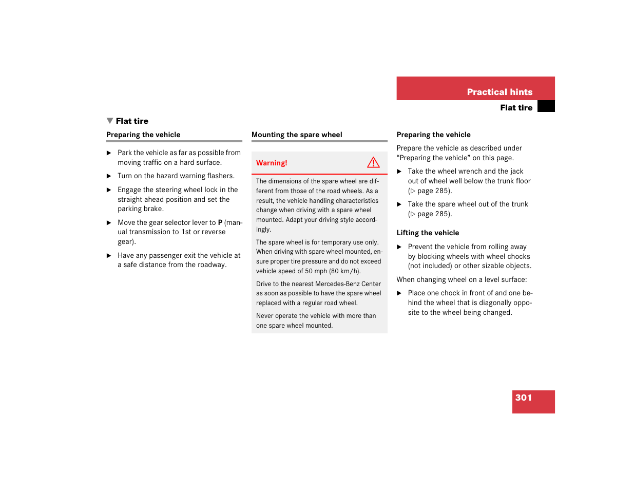 Mercedes-Benz 2004 C-Class Coupe User Manual | Page 301 / 376