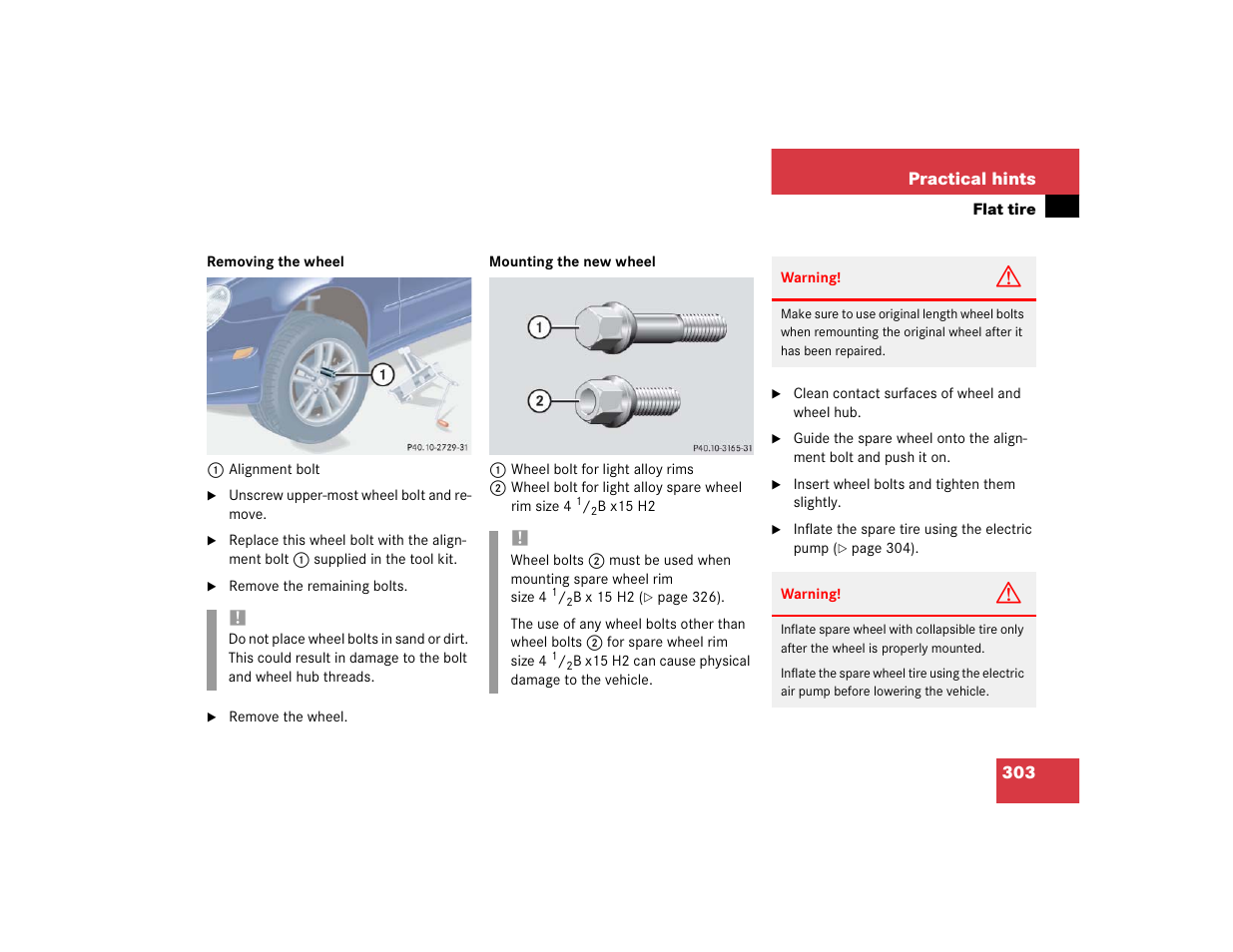 Mercedes-Benz 2004 C-Class Coupe User Manual | Page 303 / 376