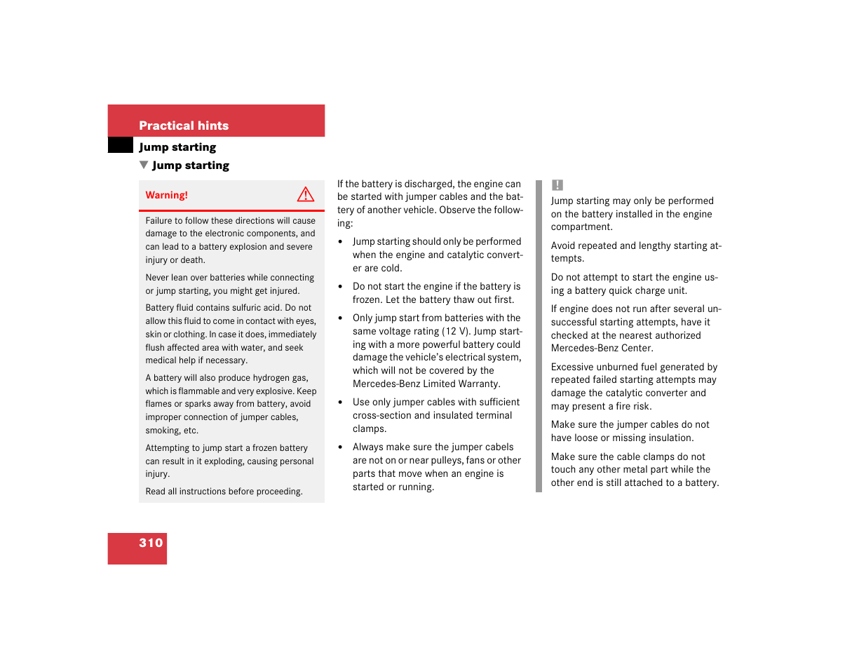 Mercedes-Benz 2004 C-Class Coupe User Manual | Page 310 / 376