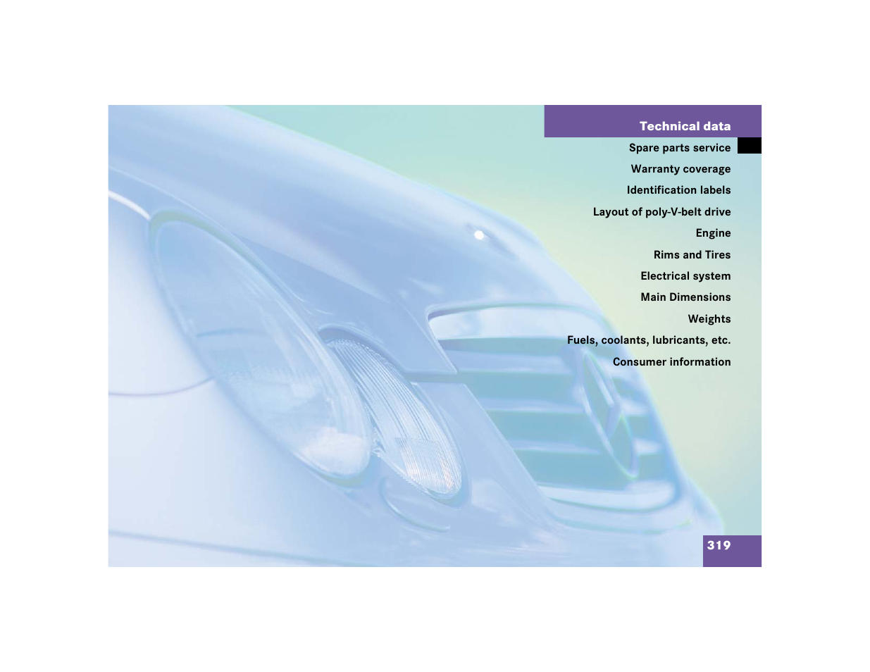 Mercedes-Benz 2004 C-Class Coupe User Manual | Page 319 / 376