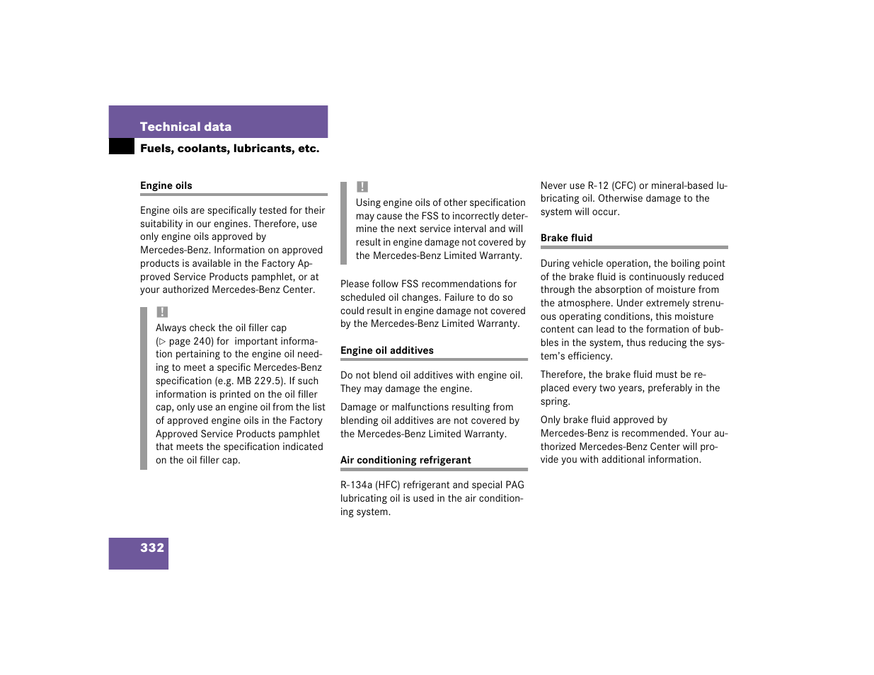 Mercedes-Benz 2004 C-Class Coupe User Manual | Page 332 / 376
