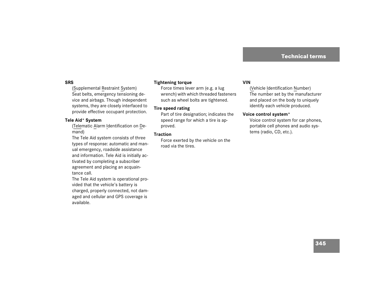 Mercedes-Benz 2004 C-Class Coupe User Manual | Page 345 / 376