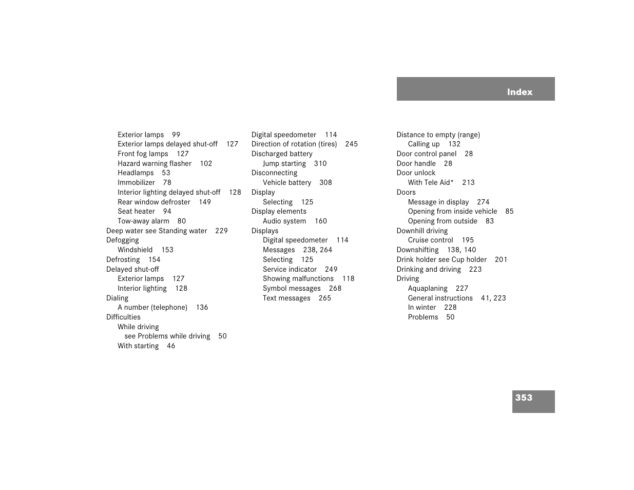 Mercedes-Benz 2004 C-Class Coupe User Manual | Page 353 / 376