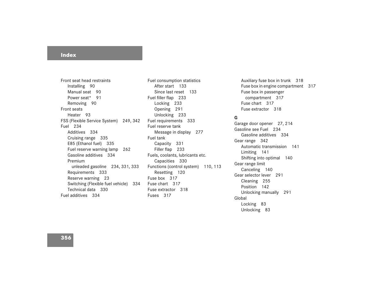 Mercedes-Benz 2004 C-Class Coupe User Manual | Page 356 / 376