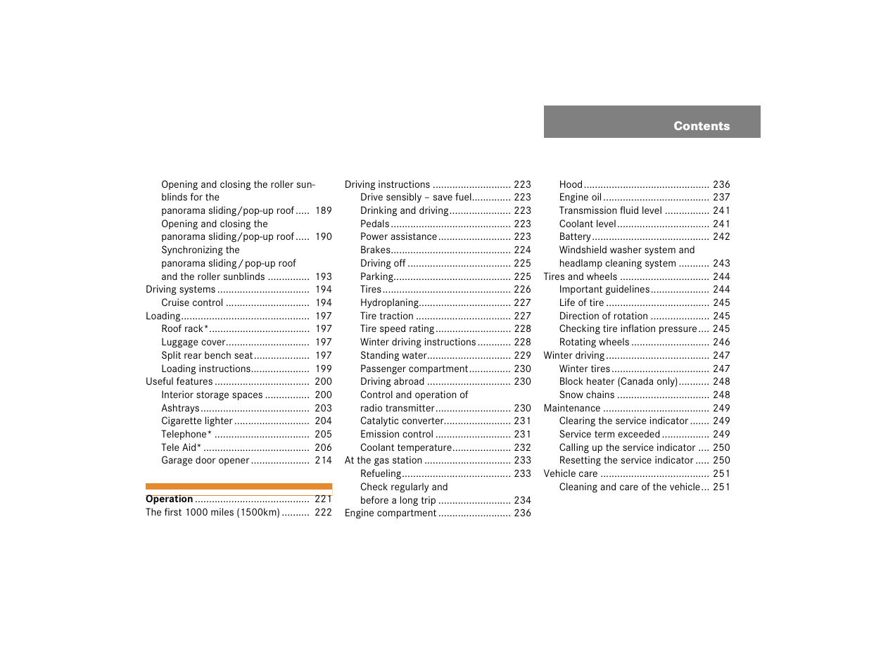 Mercedes-Benz 2004 C-Class Coupe User Manual | Page 5 / 376
