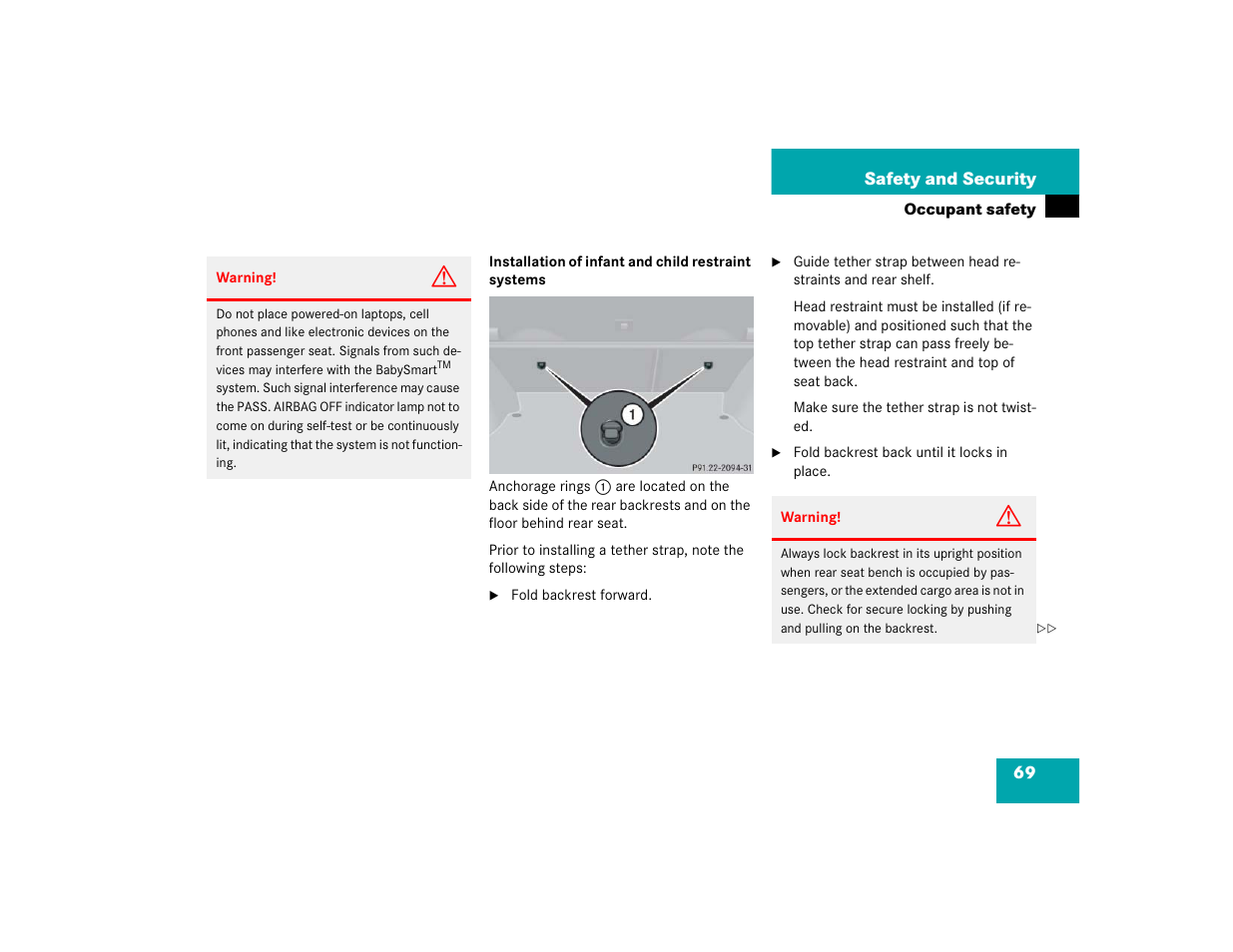 Mercedes-Benz 2004 C-Class Coupe User Manual | Page 69 / 376
