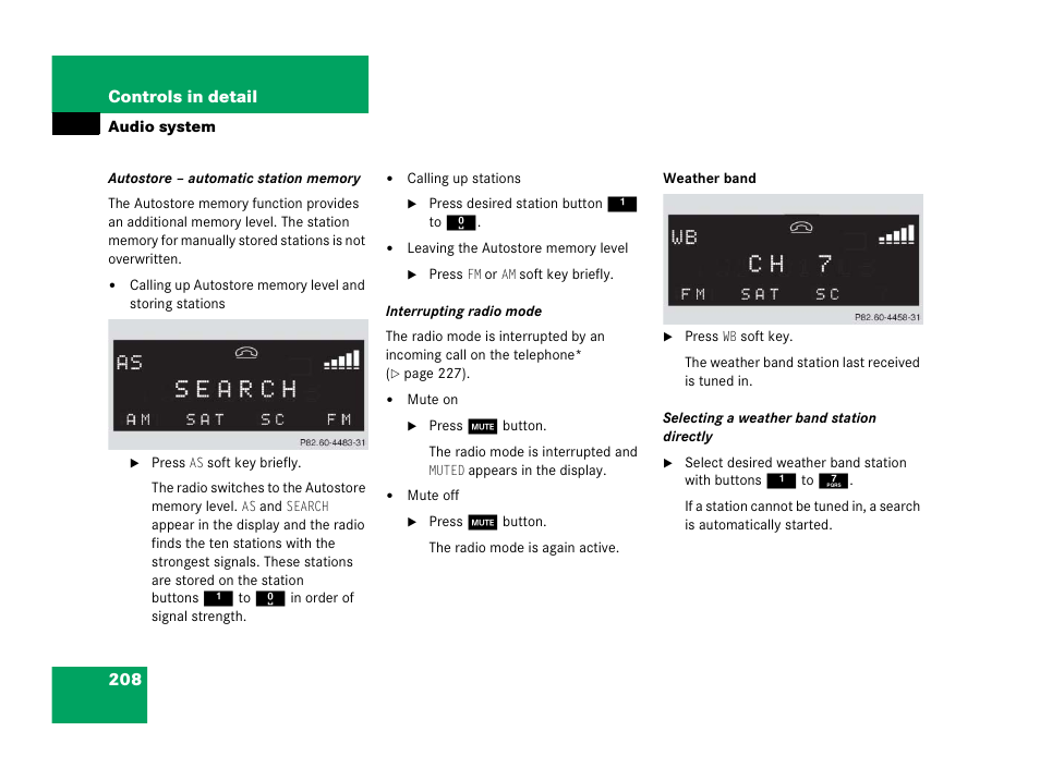 Mercedes-Benz 2006 C 55 AMG User Manual | Page 209 / 473