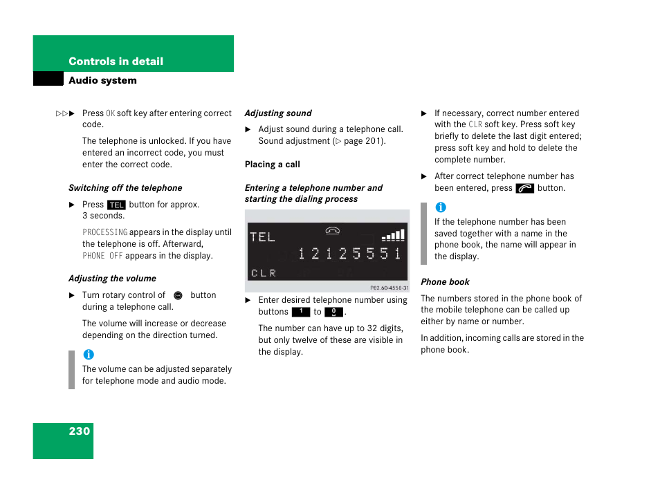 Mercedes-Benz 2006 C 55 AMG User Manual | Page 231 / 473