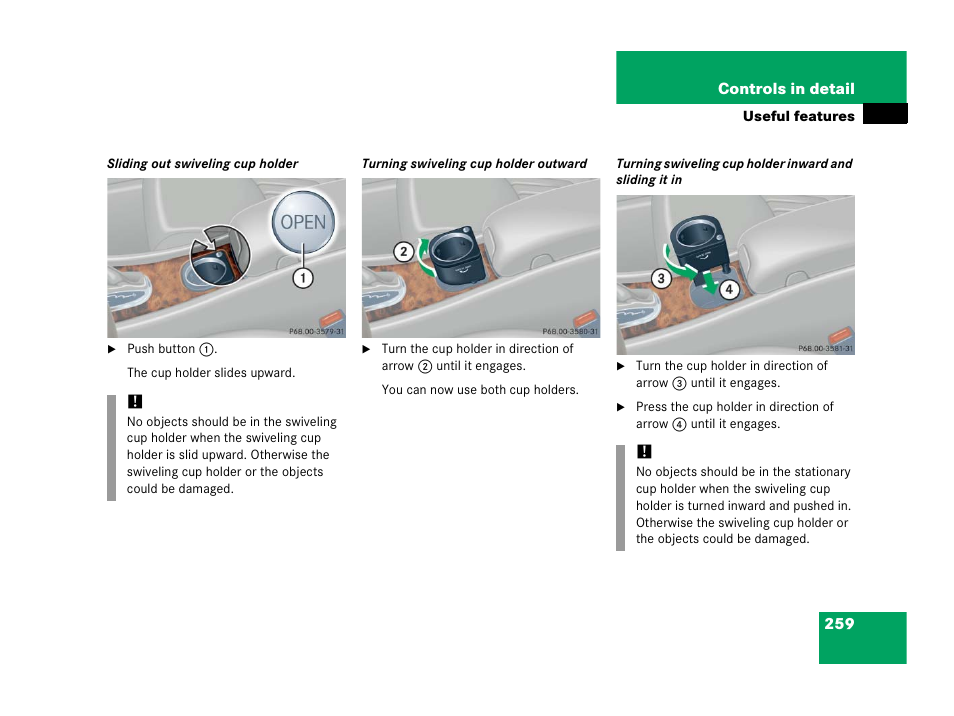 Mercedes-Benz 2006 C 55 AMG User Manual | Page 260 / 473