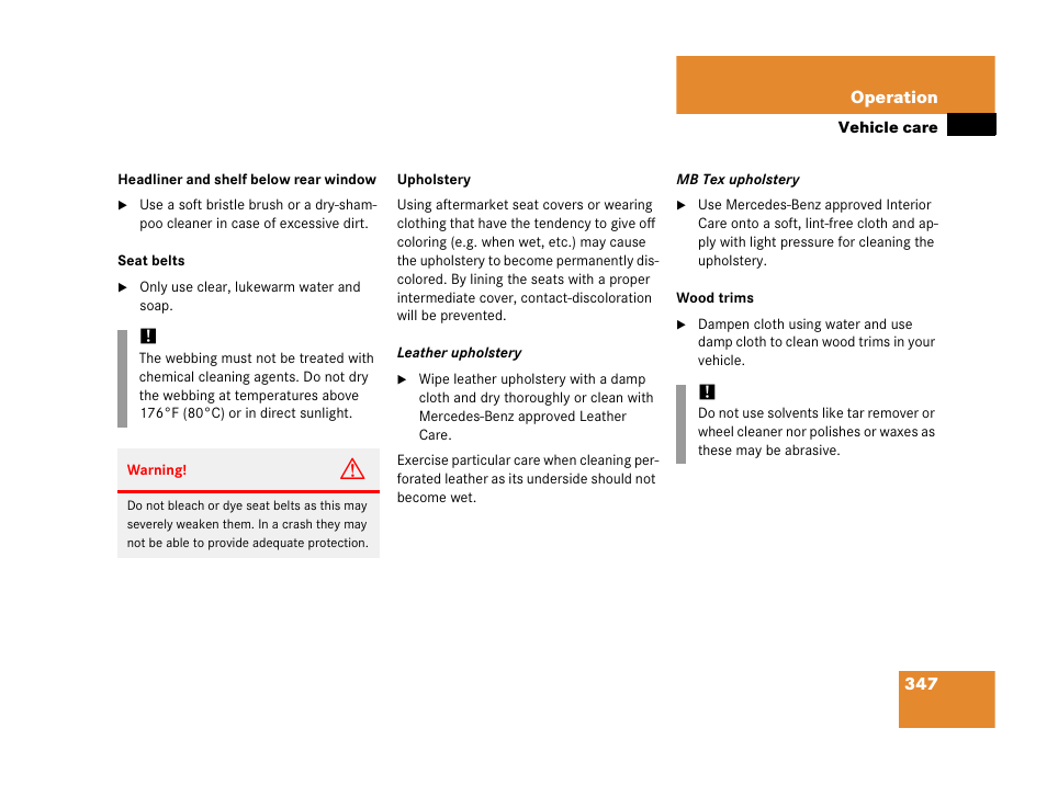 Mercedes-Benz 2006 C 55 AMG User Manual | Page 348 / 473