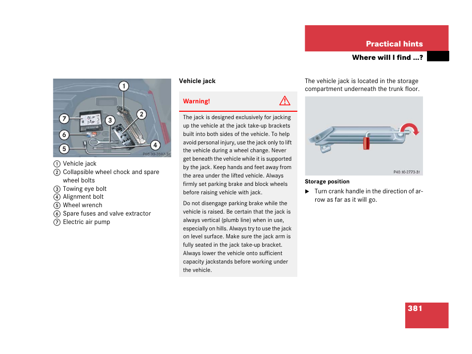 Mercedes-Benz 2006 C 55 AMG User Manual | Page 382 / 473