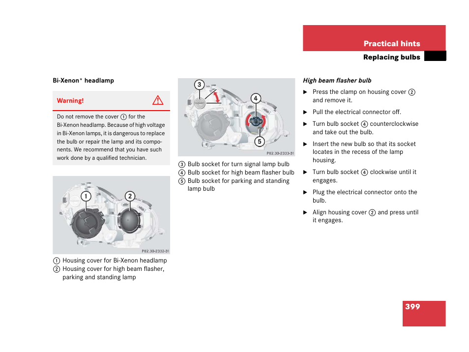 Mercedes-Benz 2006 C 55 AMG User Manual | Page 400 / 473