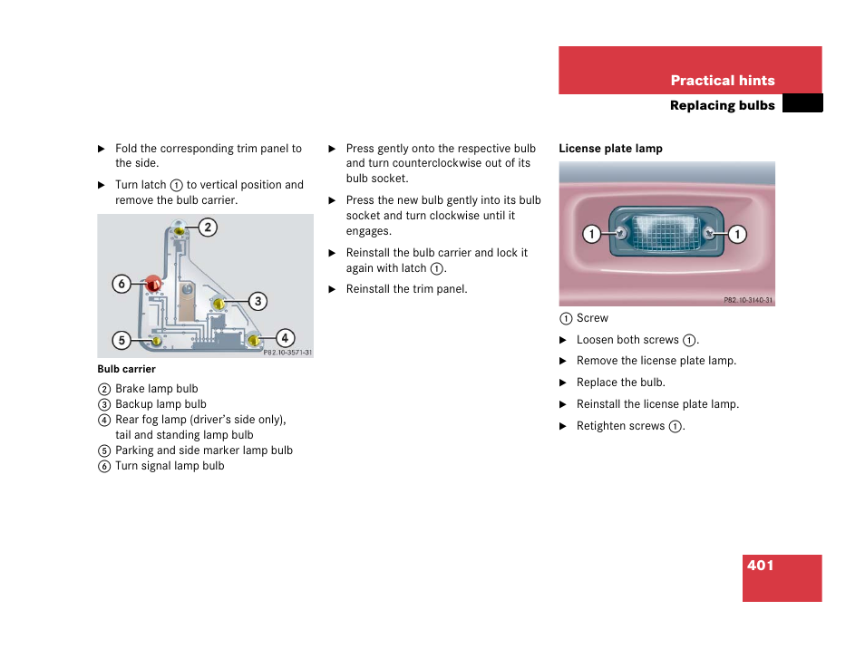 Mercedes-Benz 2006 C 55 AMG User Manual | Page 402 / 473