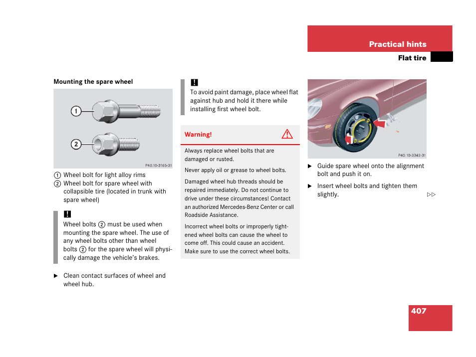 Mercedes-Benz 2006 C 55 AMG User Manual | Page 408 / 473