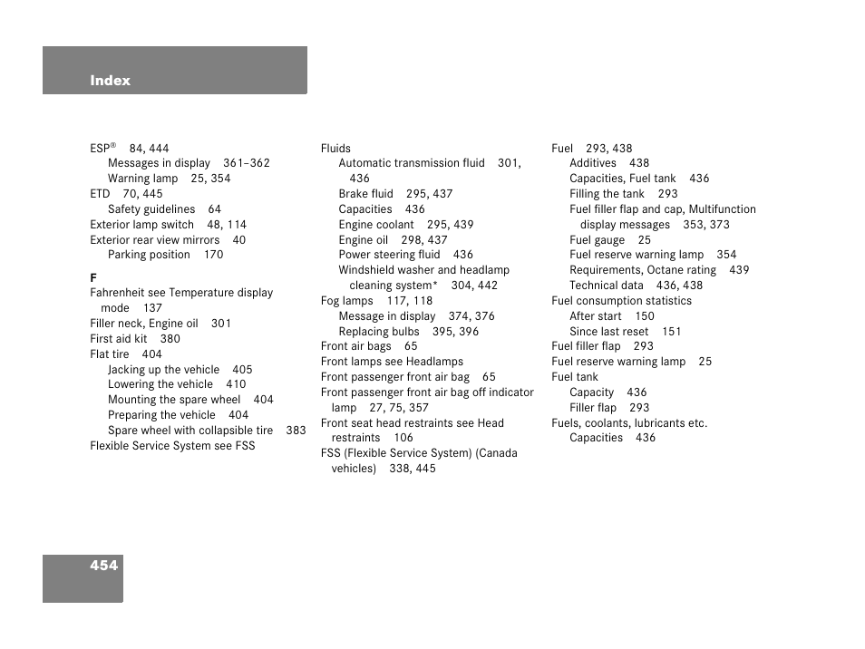 Mercedes-Benz 2006 C 55 AMG User Manual | Page 455 / 473