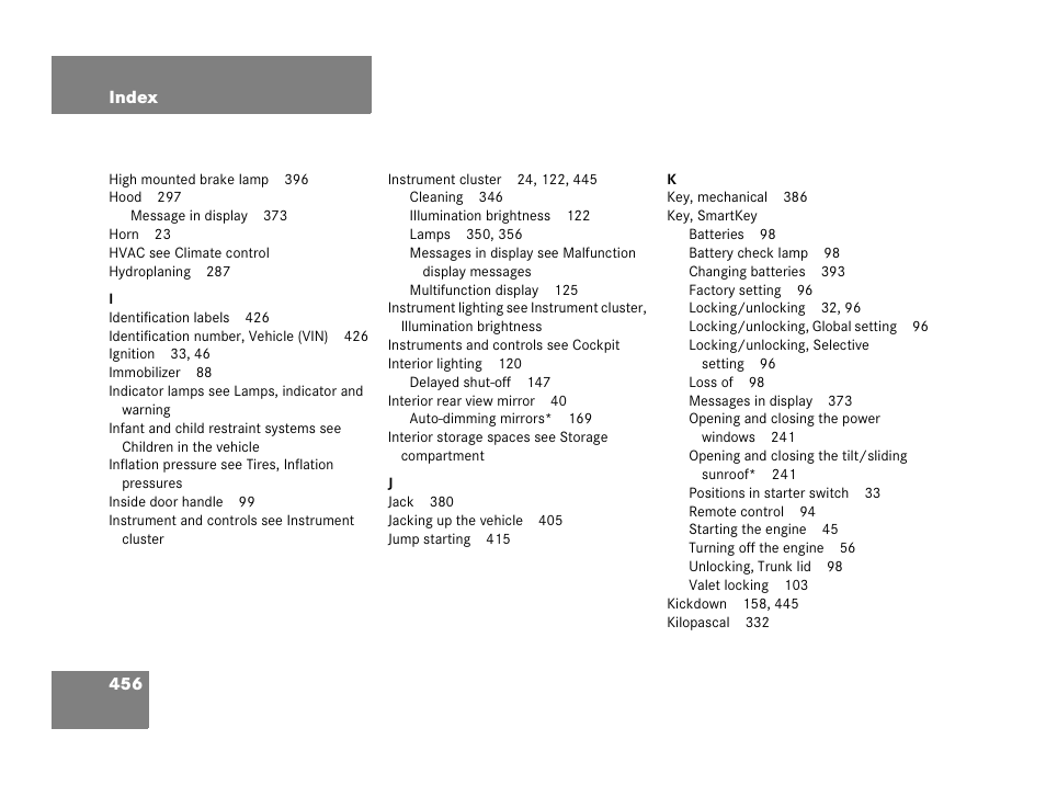 Mercedes-Benz 2006 C 55 AMG User Manual | Page 457 / 473