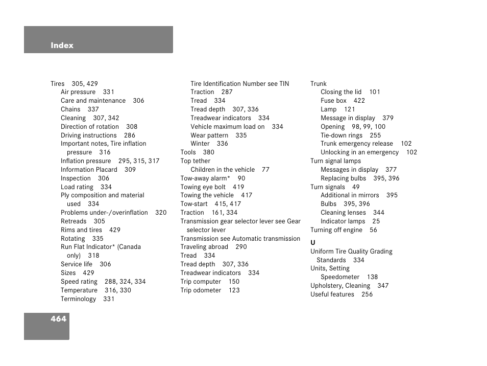 Mercedes-Benz 2006 C 55 AMG User Manual | Page 465 / 473